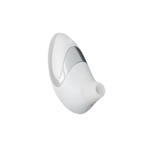 W500 - White White/Chrome Compact & Powerful Clitoral Stimulator