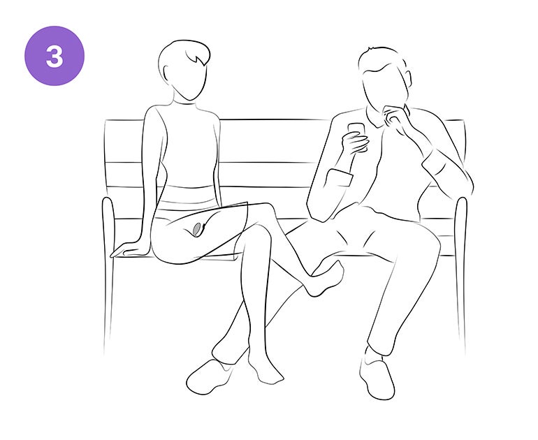 Enjoy secret vibrations by wearing the toy in public places. 